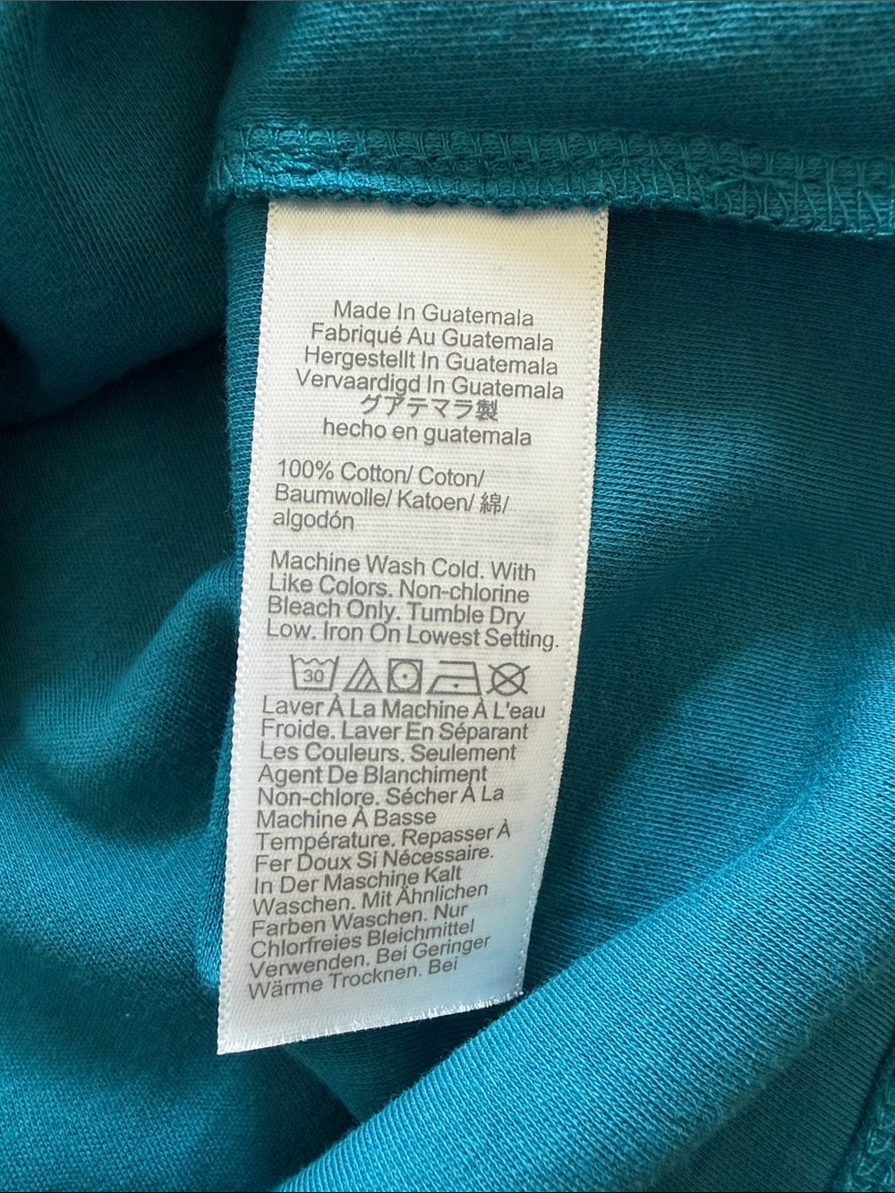 J. Crew Essentials cotton knit sleeveless tank dress teal blue sz medium capsule - Picture 6 of 6